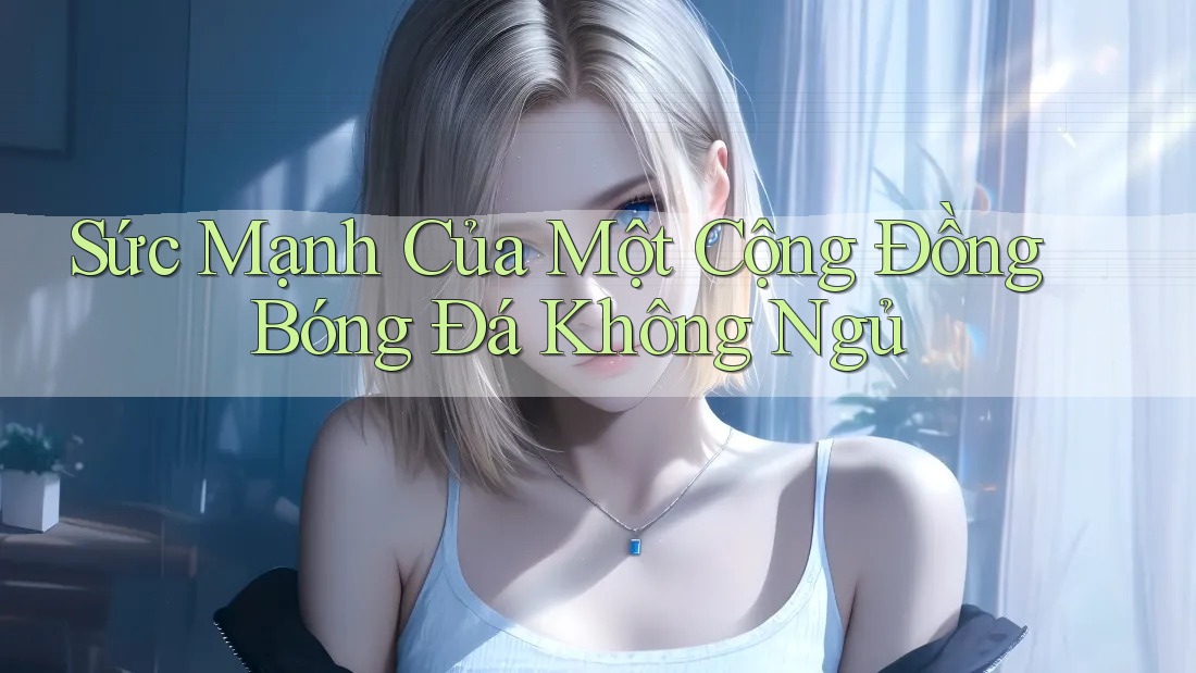 Sức Mạnh Của Một Cộng Đồng Bóng Đá Không Ngủ Sức Mạnh Của Một Cộng Đồng Bóng Đá Không Ngủ