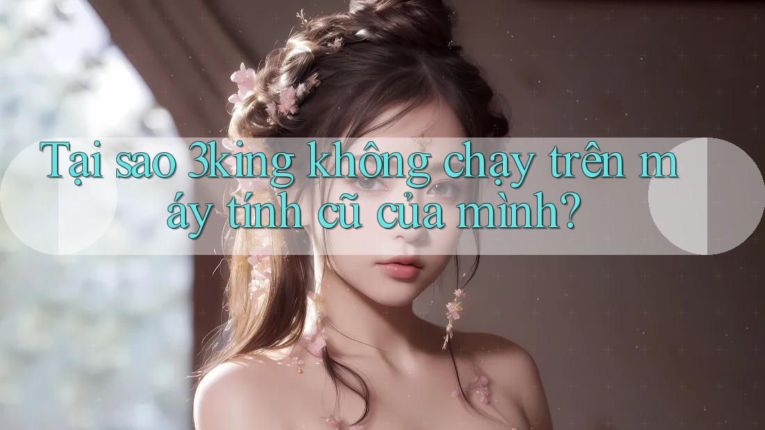 Tại sao 3king không chạy trên máy tính cũ của mình? Tại sao 3king không chạy trên máy tính cũ của mình?