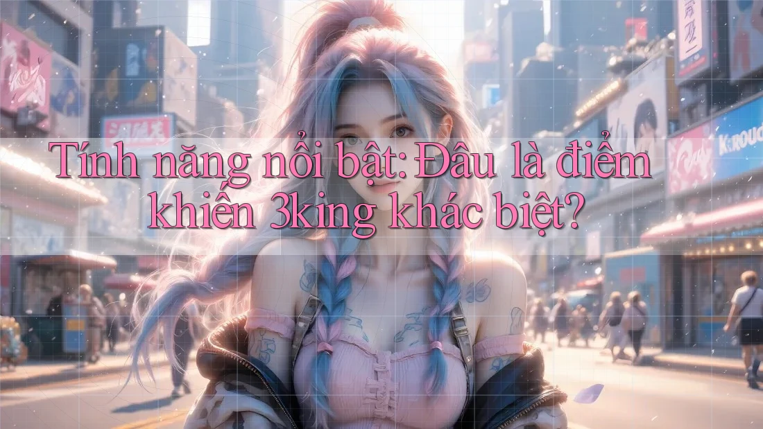 Tính năng nổi bật: Đâu là điểm khiến 3king khác biệt? Tính năng nổi bật: Đâu là điểm khiến 3king khác biệt?