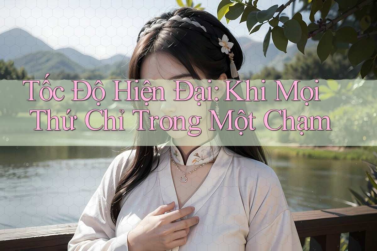 Tốc Độ Hiện Đại: Khi Mọi Thứ Chỉ Trong Một Chạm