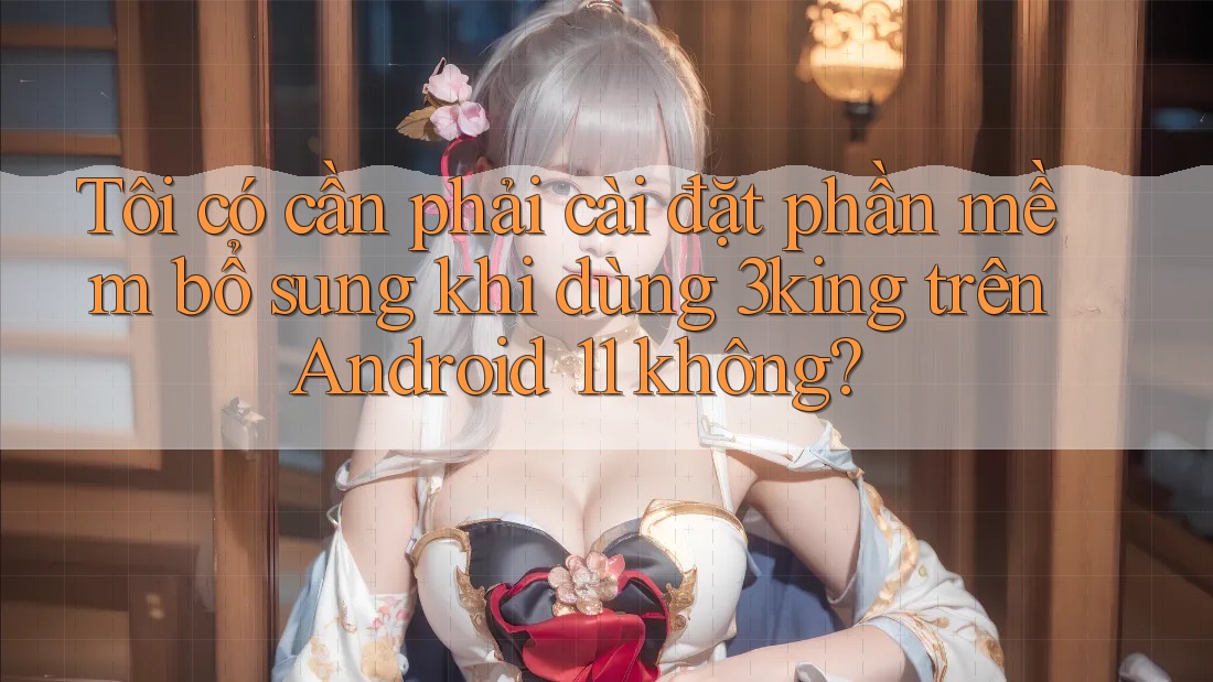 Tôi có cần phải cài đặt phần mềm bổ sung khi dùng 3king trên Android 11 không? Tôi có cần phải cài đặt phần mềm bổ sung khi dùng 3king trên Android 11 không?