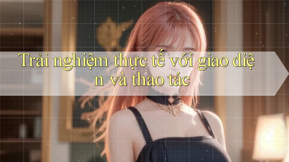 Trải nghiệm thực tế với giao diện và thao tác
