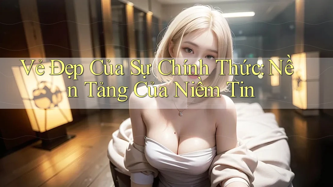 Vẻ Đẹp Của Sự Chính Thức: Nền Tảng Của Niềm Tin Vẻ Đẹp Của Sự Chính Thức: Nền Tảng Của Niềm Tin